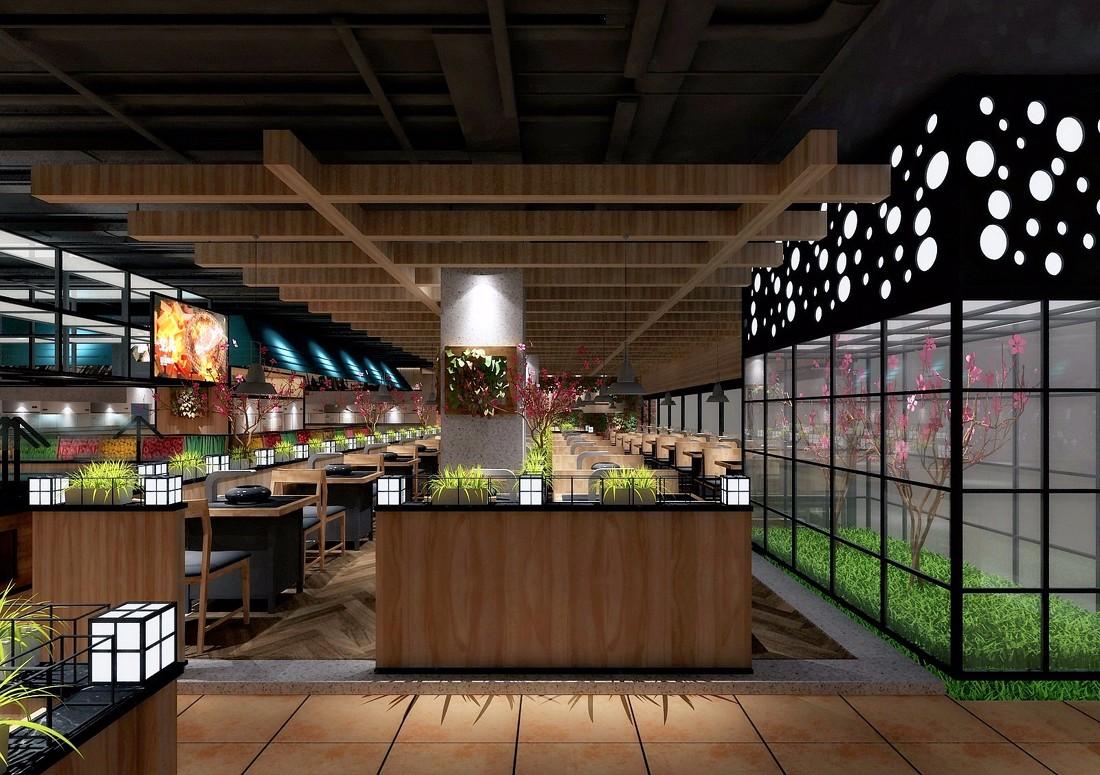 梨花炭火烤肉自助餐厅(乐宾店) | 现代风格的自助烤肉空间-48