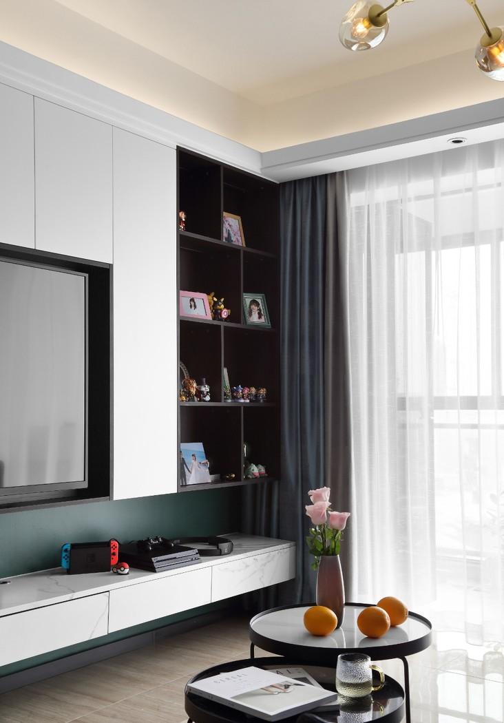 301设计研究所丨平层丨复古色彩与现代元素的完美融合-7