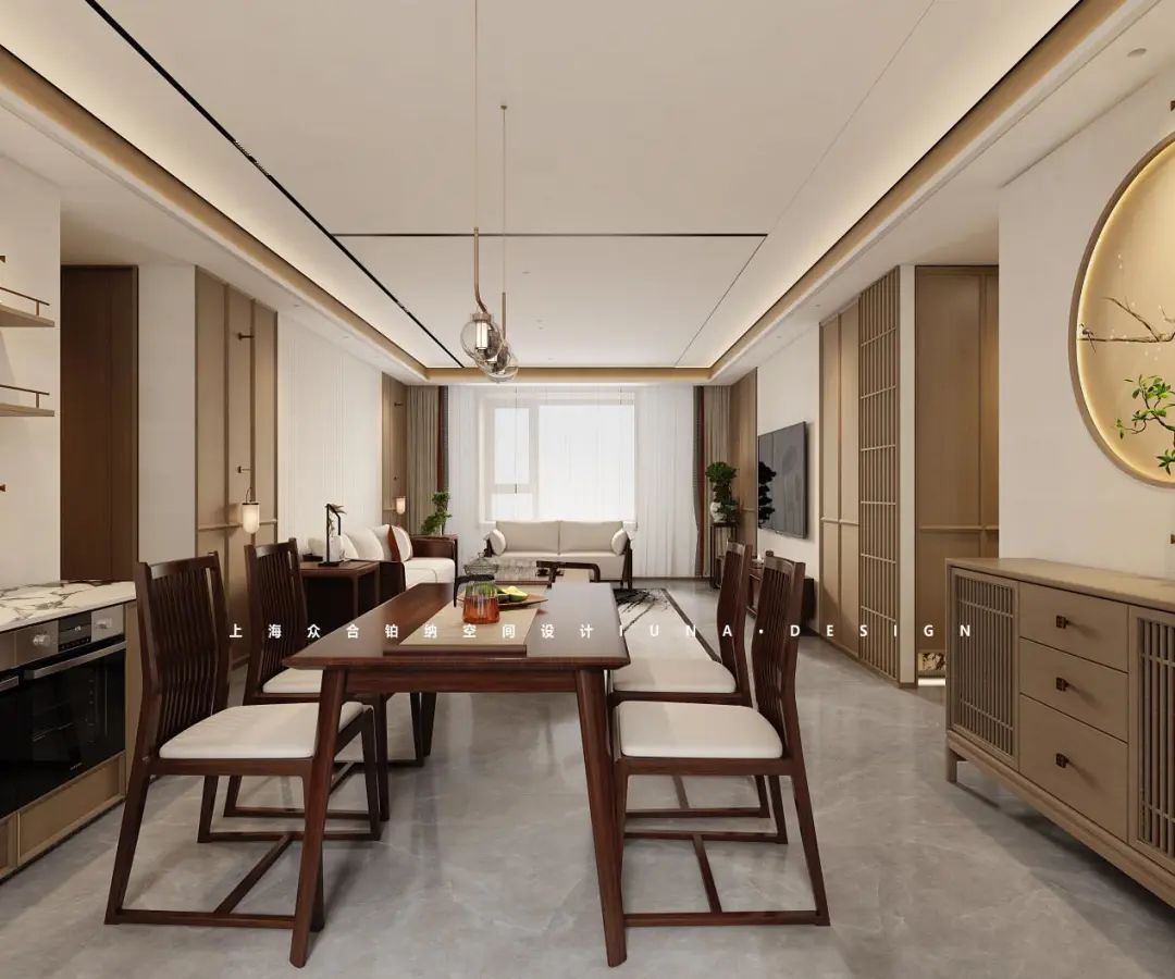 月亮湾新中式设计丨中国聊城丨上海众合铂纳空间设计-20