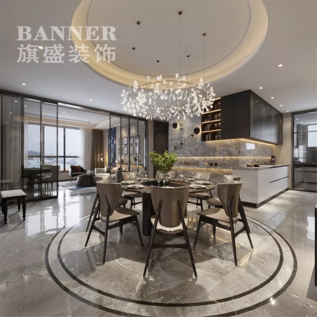 现代风格家居，打造 339㎡多功能空间-44