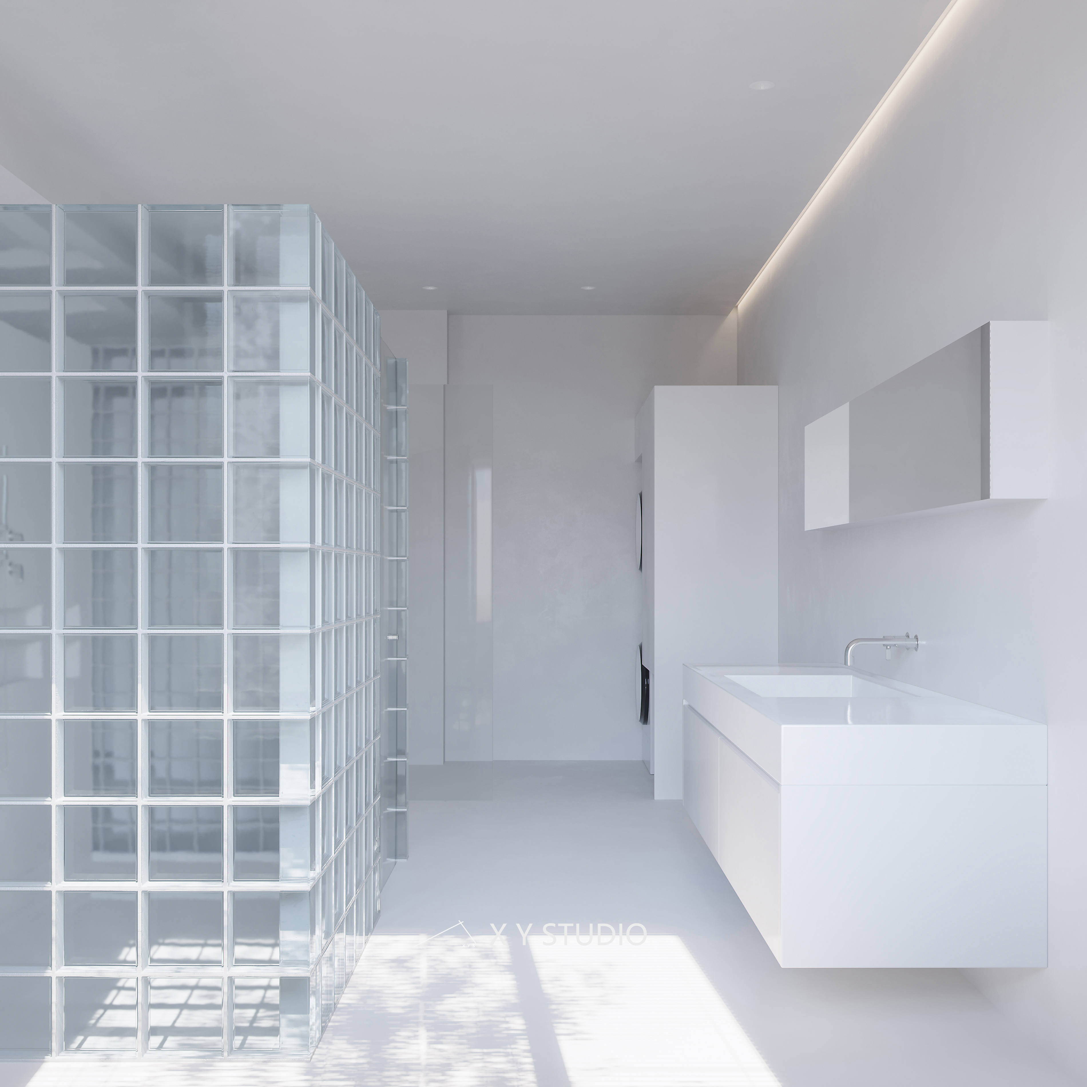 纯白梦境 · 3DMAX CORONA 的极简设计魅力-8