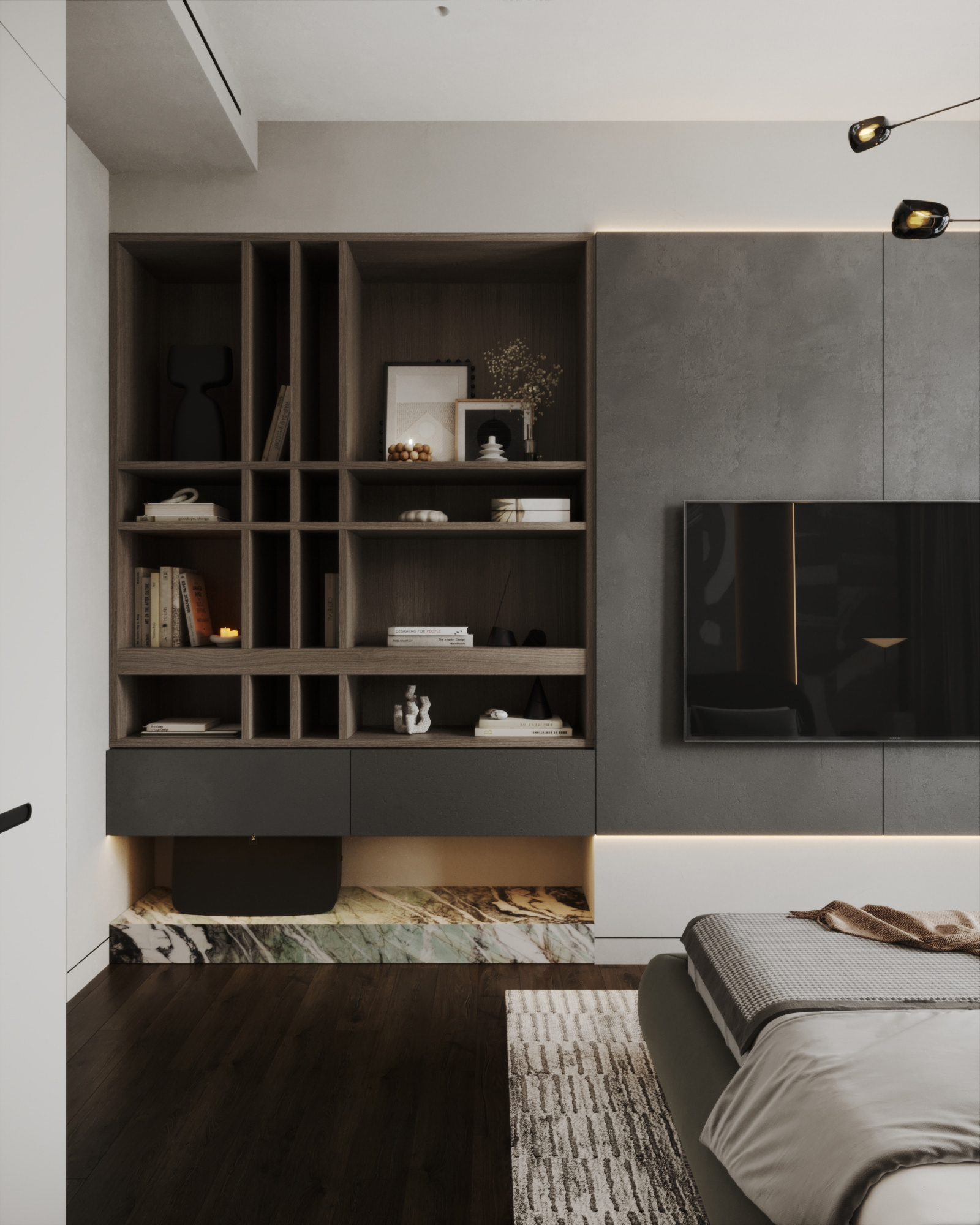 莫斯科当代公寓丨俄罗斯莫斯科丨Kanelur Design-17