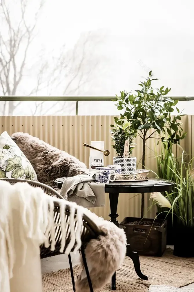 瑞典黄金光线中的土色民族风公寓-25