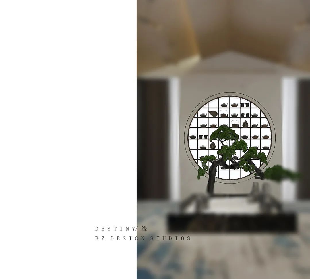 缘起东方 | 盐城行政酒廊的山水墨韵-0