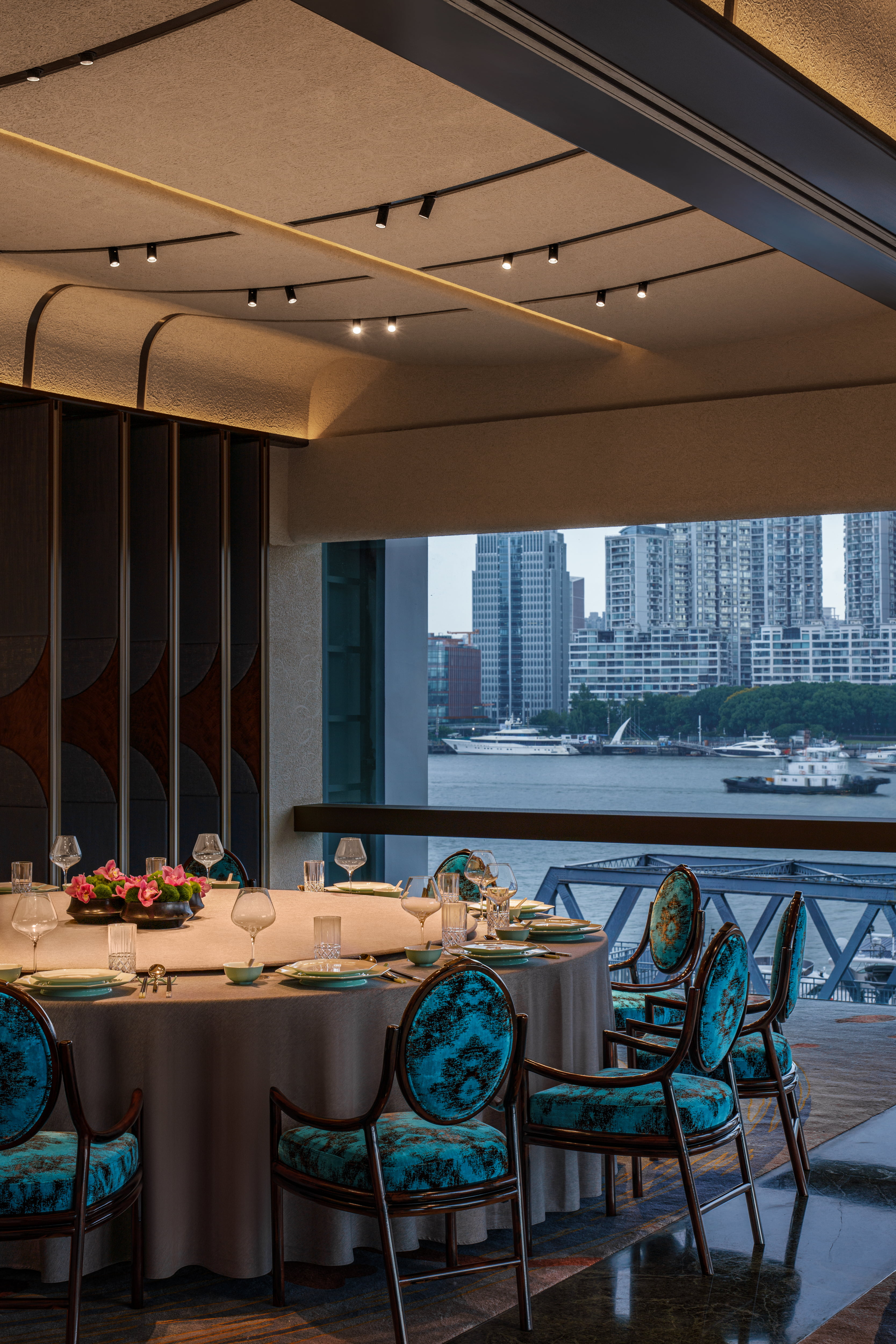 上海浦江淮宴餐厅丨中国上海丨元熙创意设计（北京）有限公司-24