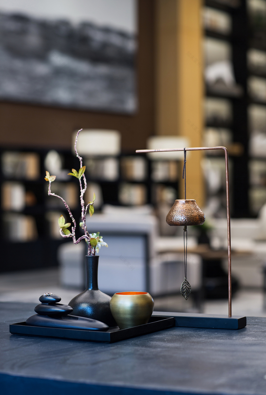 徐州万科翡翠天御售楼处 | 幽微蕴藉,空灵清远-35