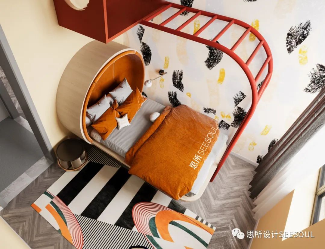 色彩点睛,耒阳合兴中心城现代家居设计-41