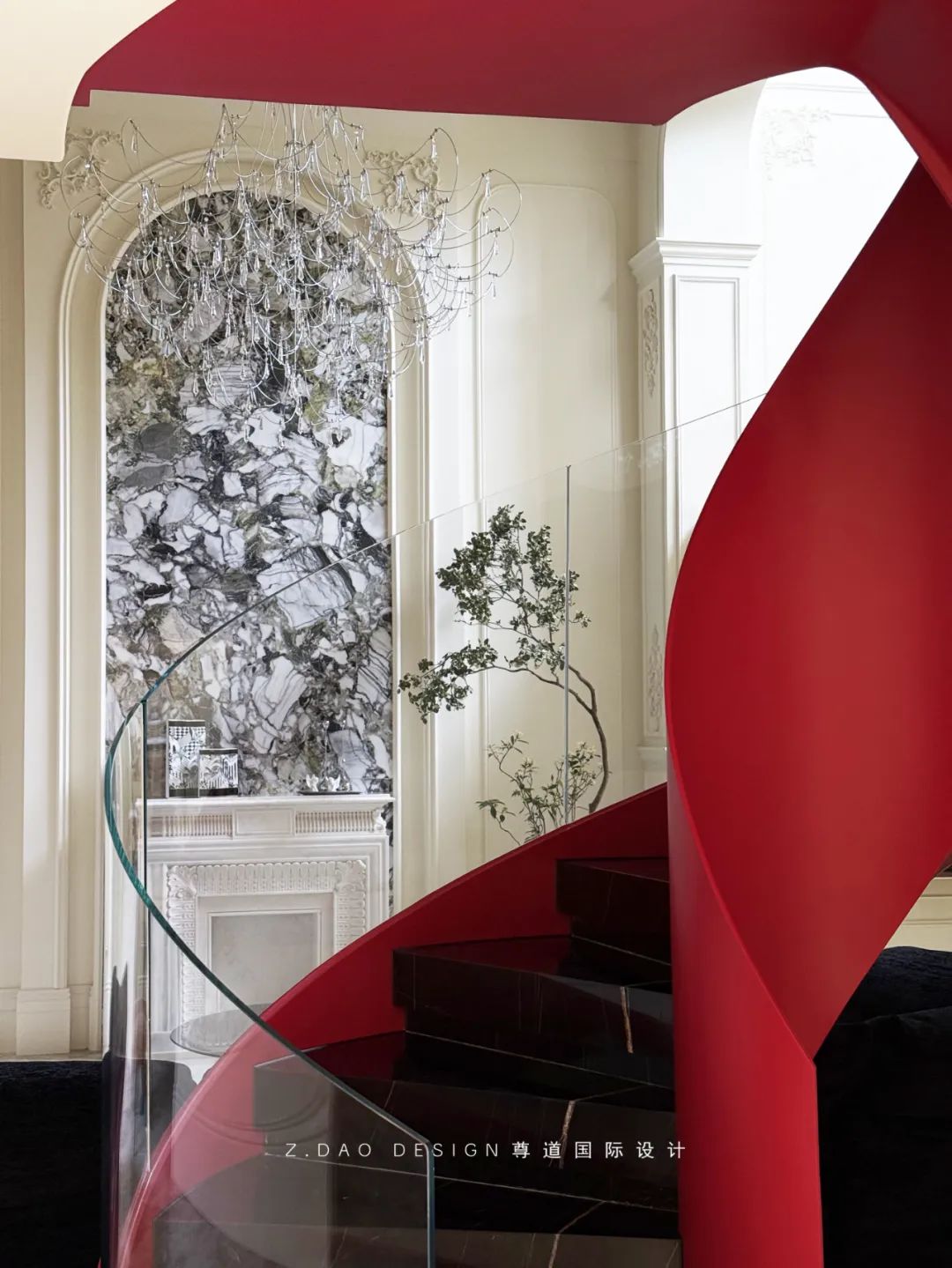 合肥『国贸天成』360㎡奶油法式风叠墅丨尊道国际设计-102