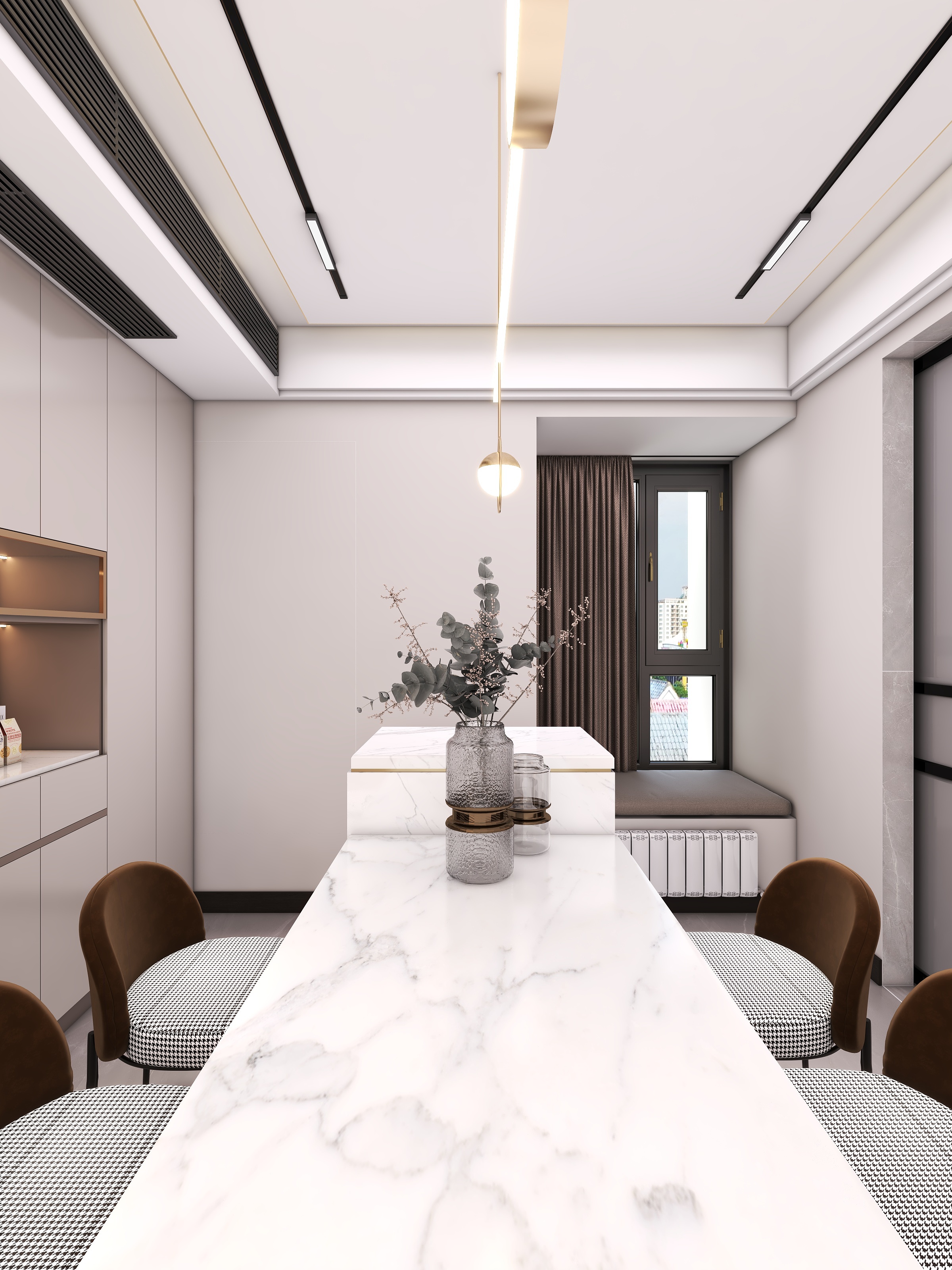 四川成都望江水岸（161平方意式轻奢四居室）-29