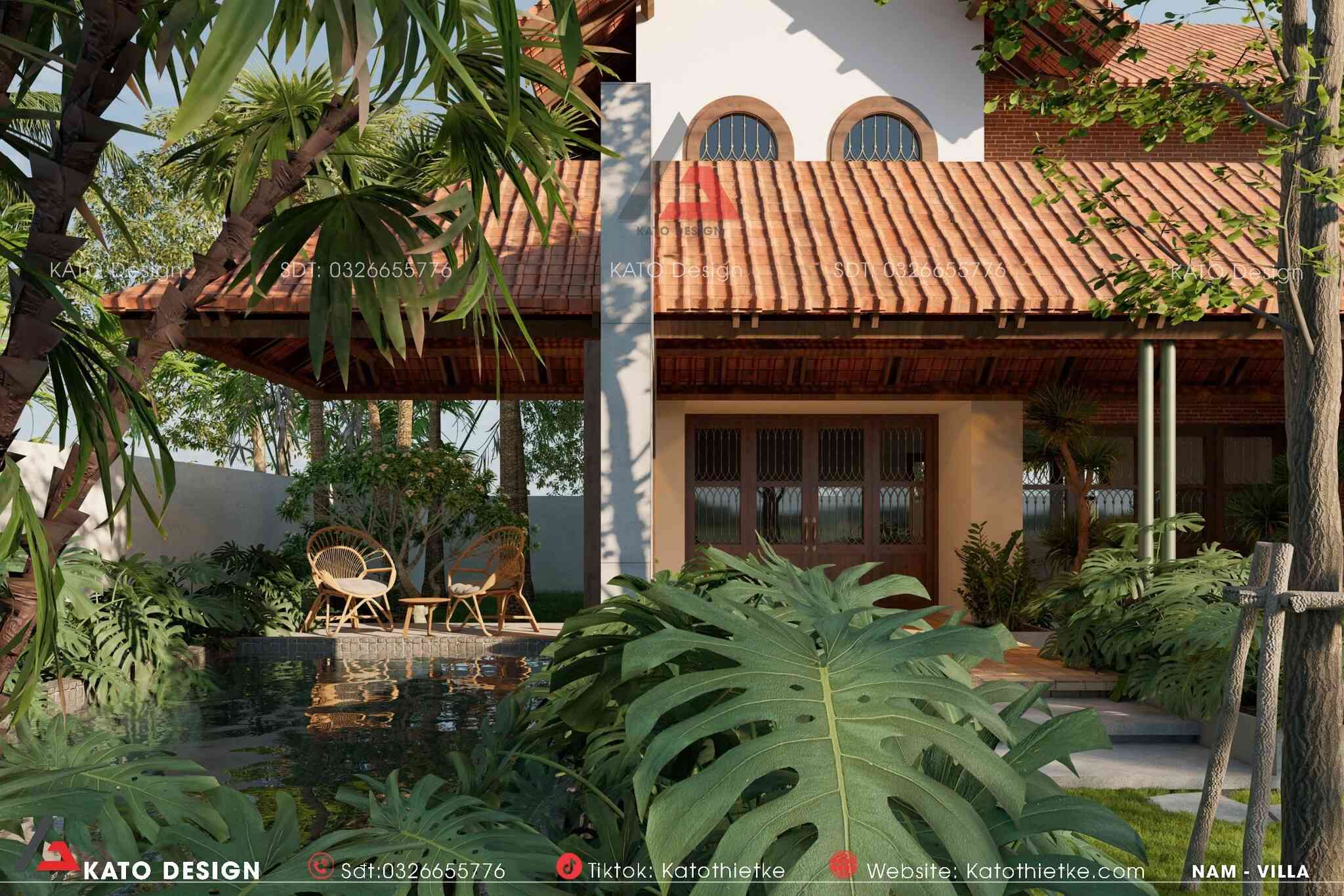 由于Nam villa不是常见的、有明确固定含义的短语，Nam可能是人名、地名等专有名词，仅从这两个词难以准确判断其确切意思，因此无法提供准确翻译 丨KATO Thiết Kế-4