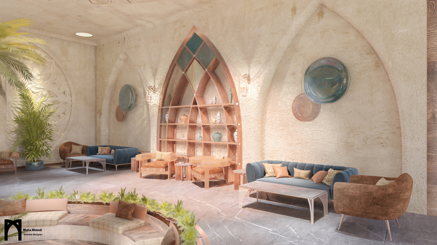 Moltaqa 文化中心接待处设计丨埃及开罗丨Maha Ahmed-9