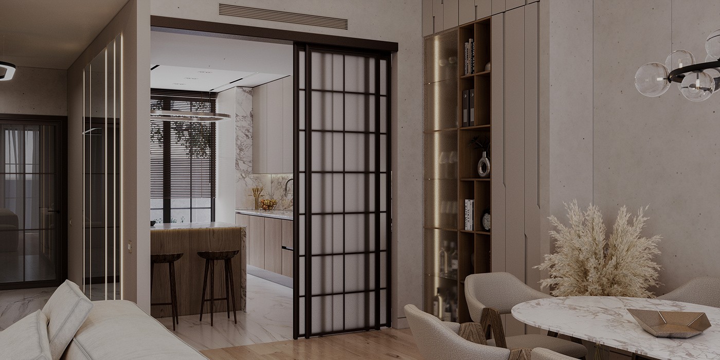 现代感十足的浅色温馨空间设计！-5