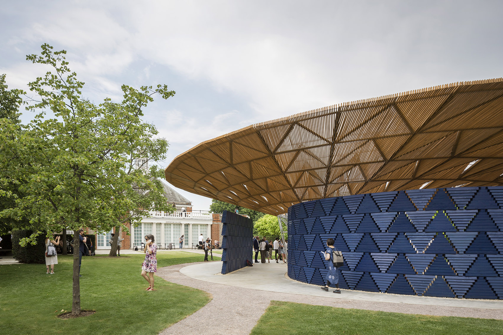 蛇形展厅2017,伦敦 / Kéré Architecture-34