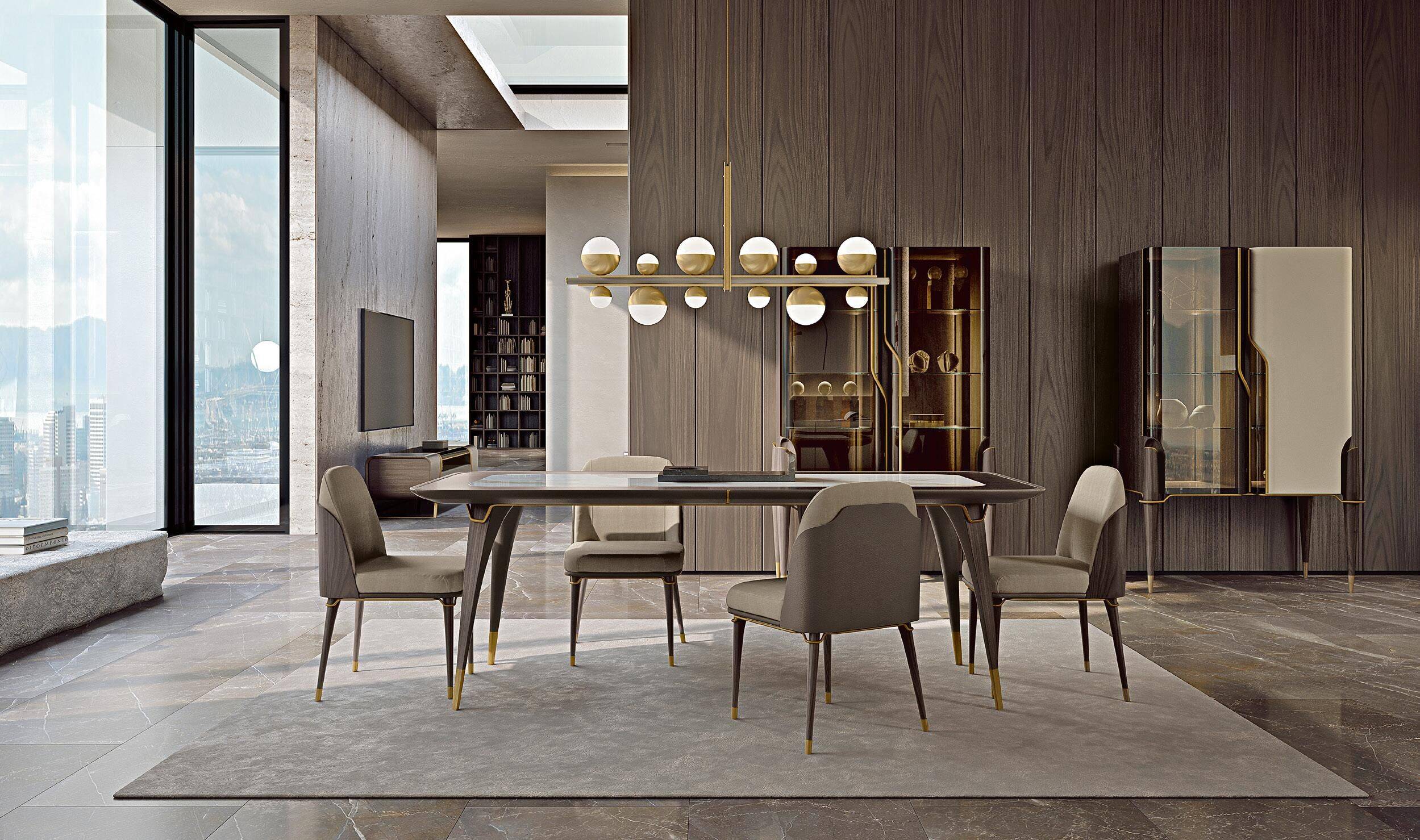 国际大牌餐边柜时尚设计丨剪刀石头布家居-43