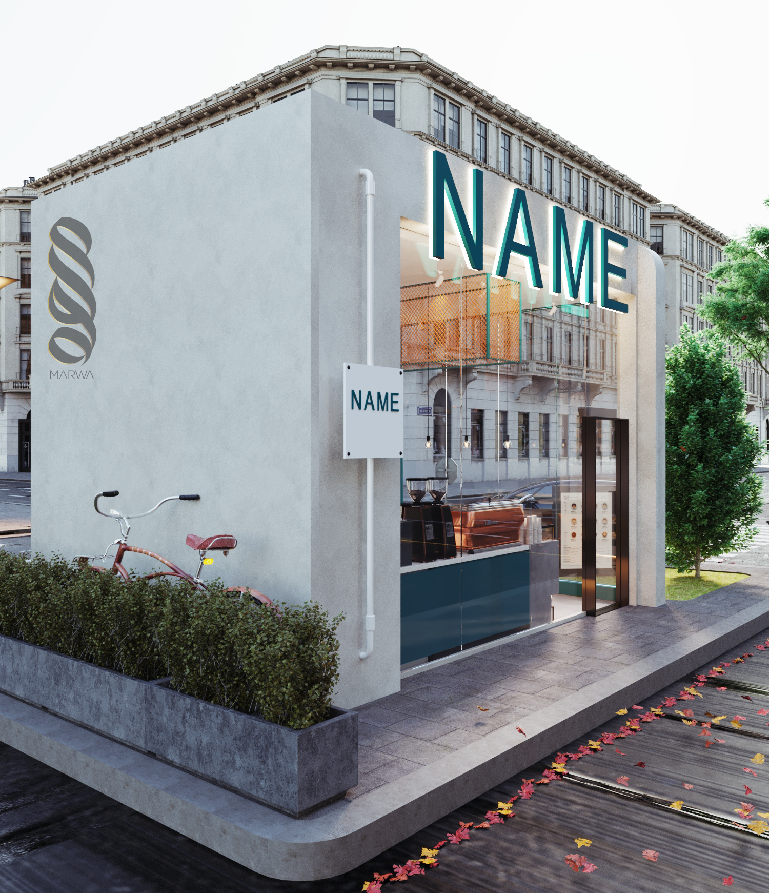 MAHU Drive Through Café 室内外设计丨沙特阿拉伯吉赞-8