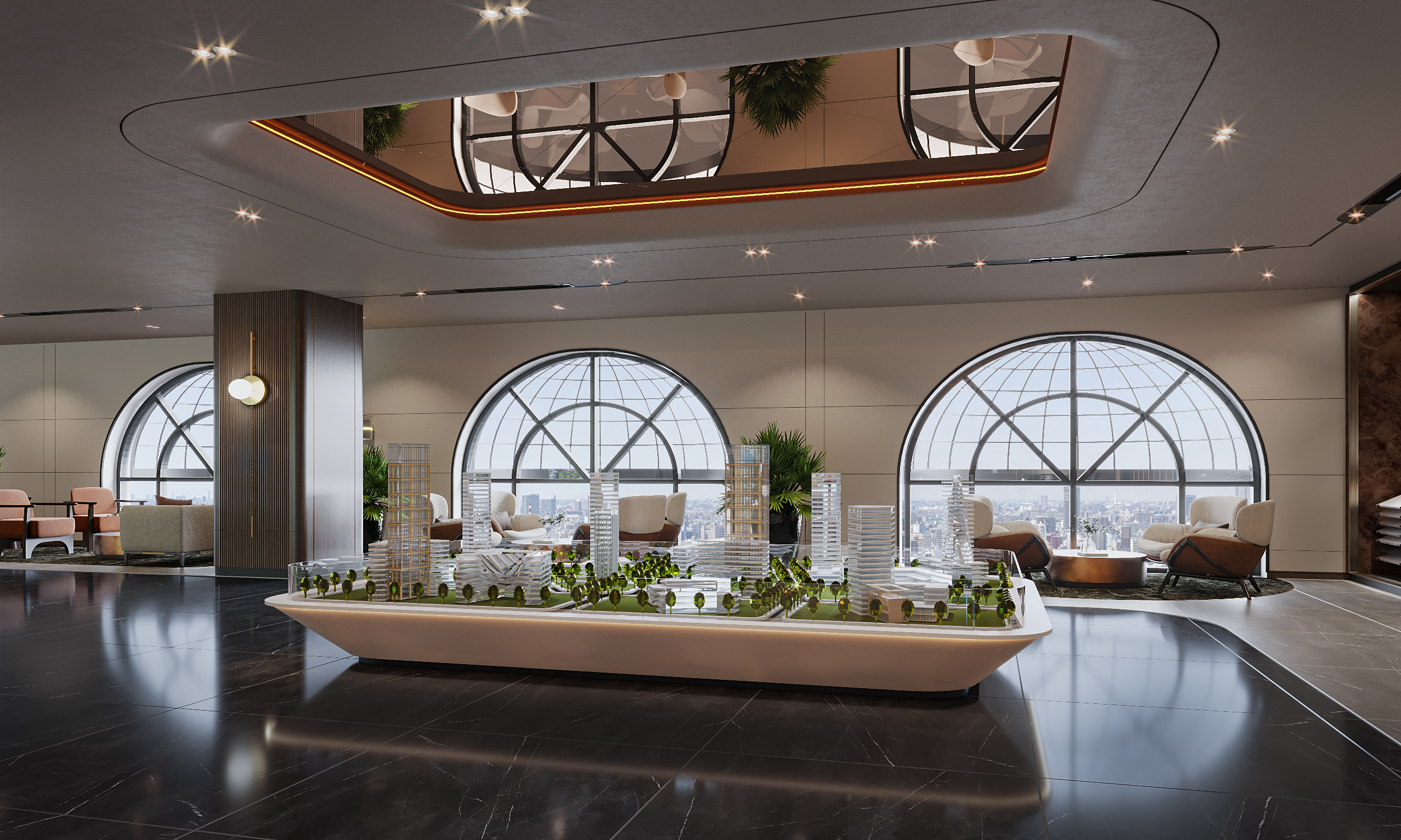 房地产销售展示厅丨越南河内-8