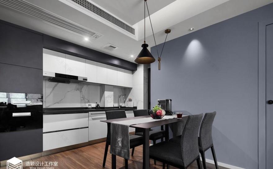 30 年老宅逆袭,59㎡精致空间的蓝色梦幻设计-8