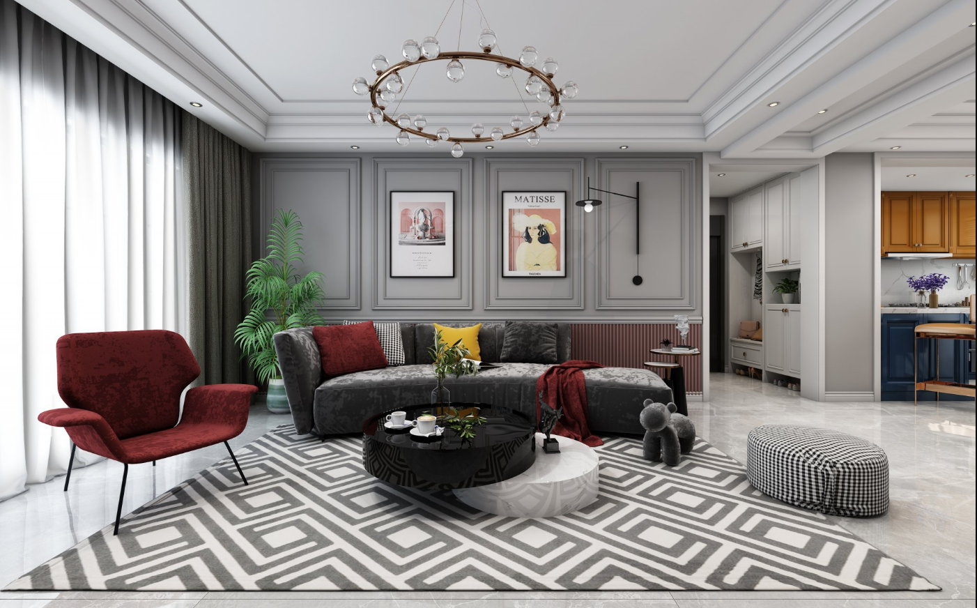 现代简欧住宅-4