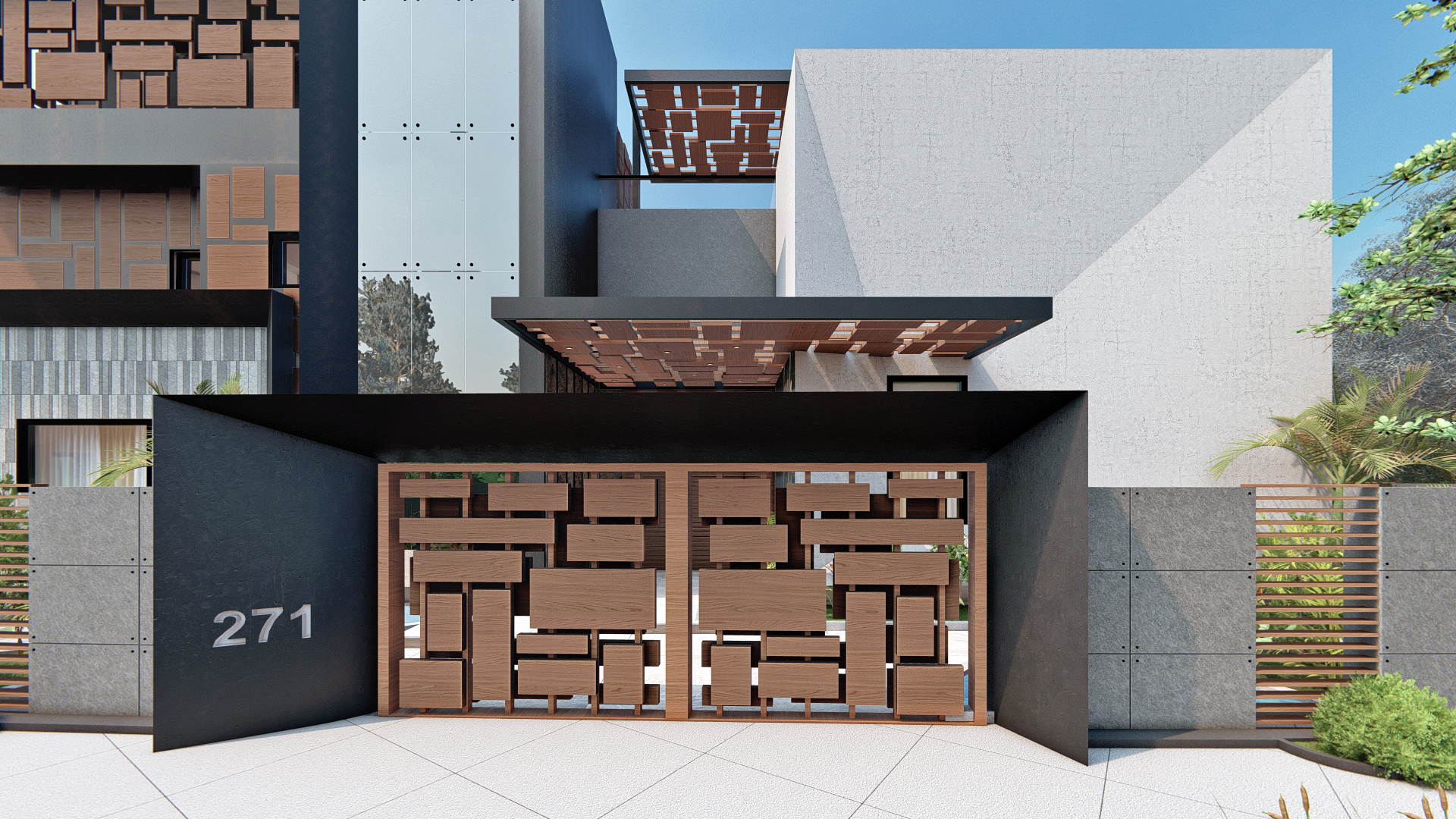 棕榈山住宅区联排别墅-2