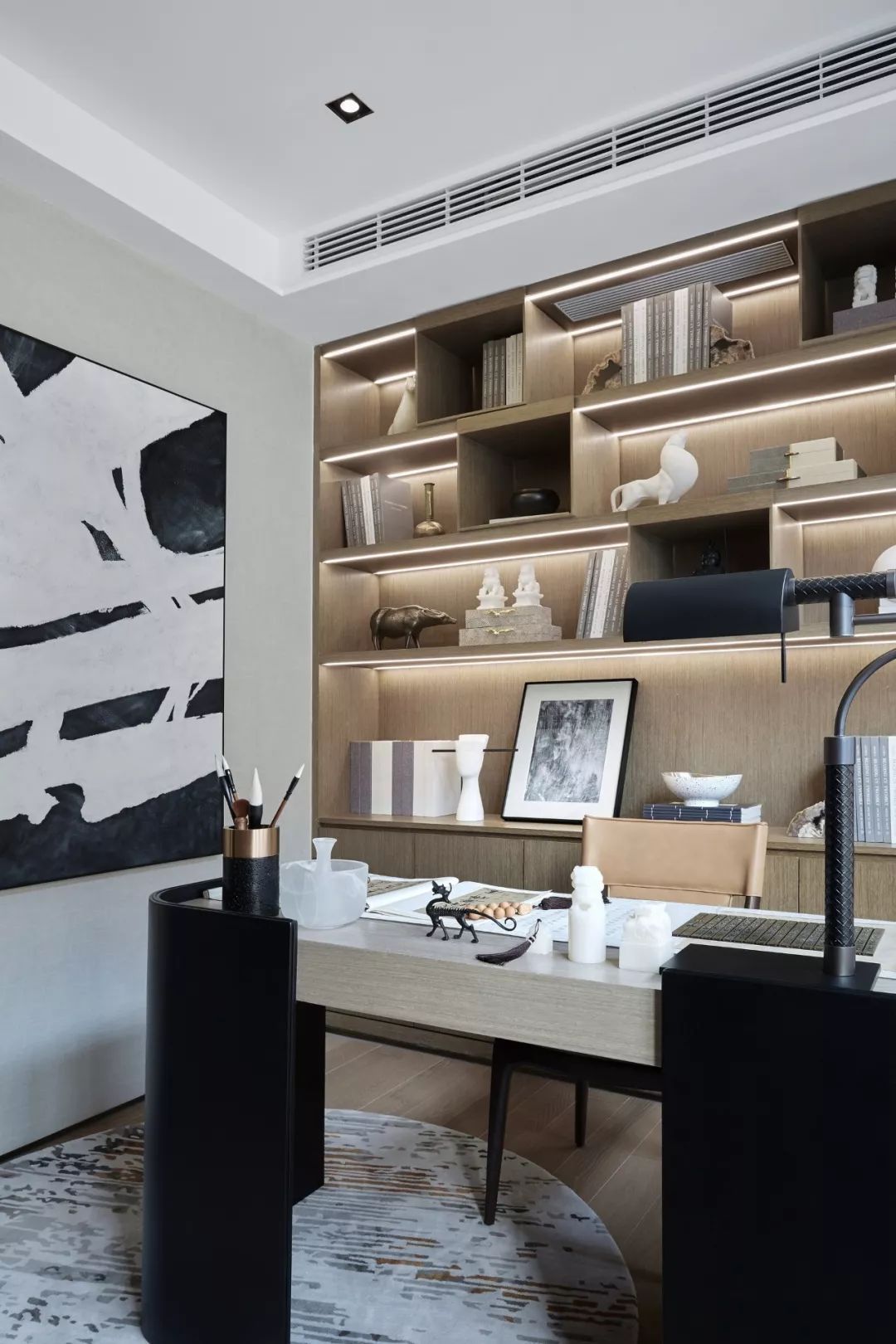 绍兴诸暨 430㎡现代东方气质合院样板房-28