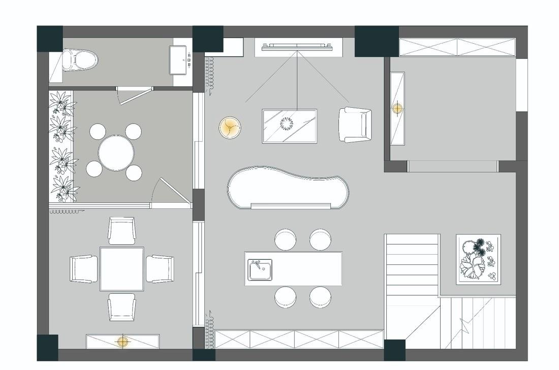 川页空间设计 | 现代简约别墅,诠释生活品质与自然美学-47