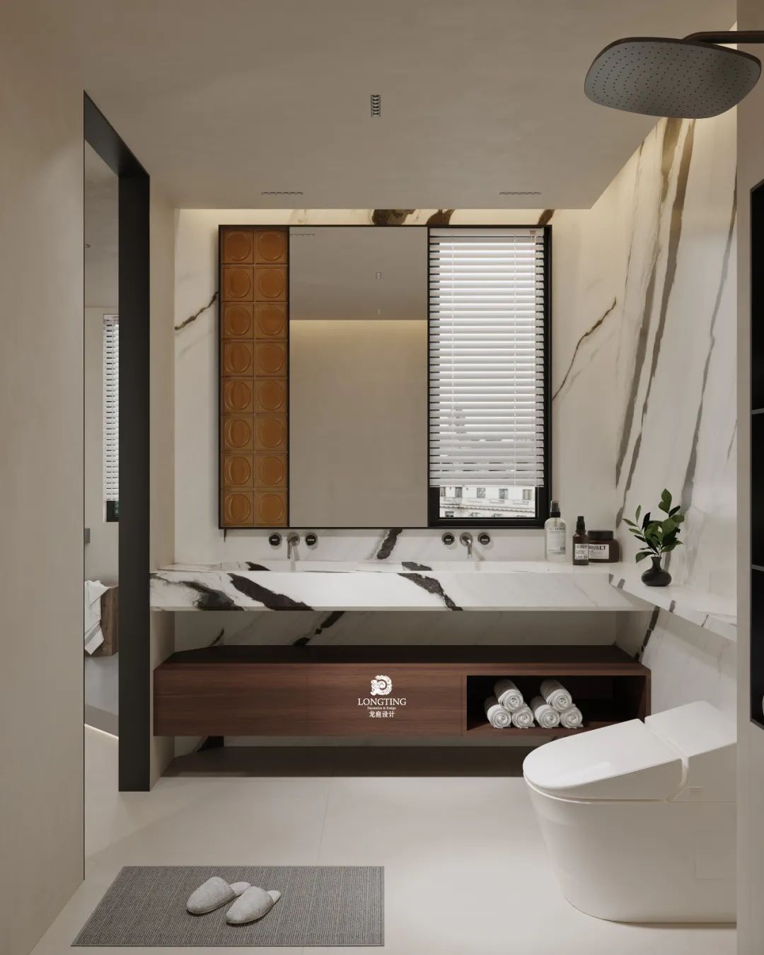 红树湾 200 方,灰褐极简主义家居空间丨龙庭设计-34