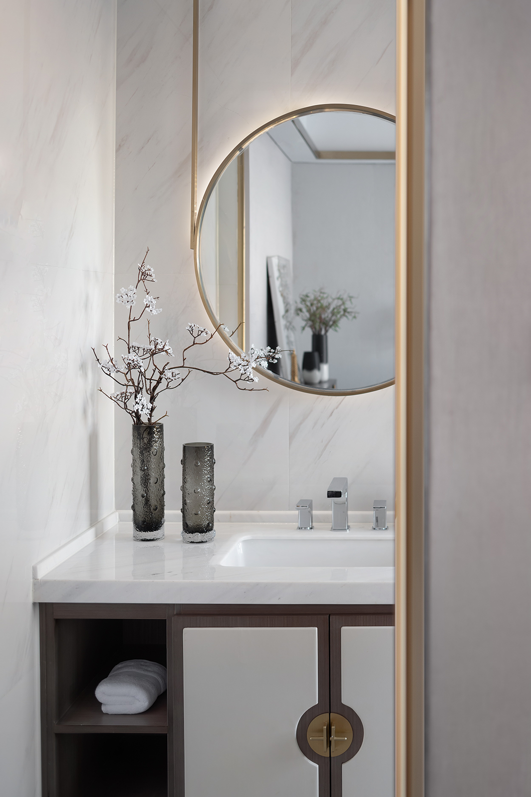 蓝光·雍锦湾中式雅奢样板房，演绎现代东方美学-50