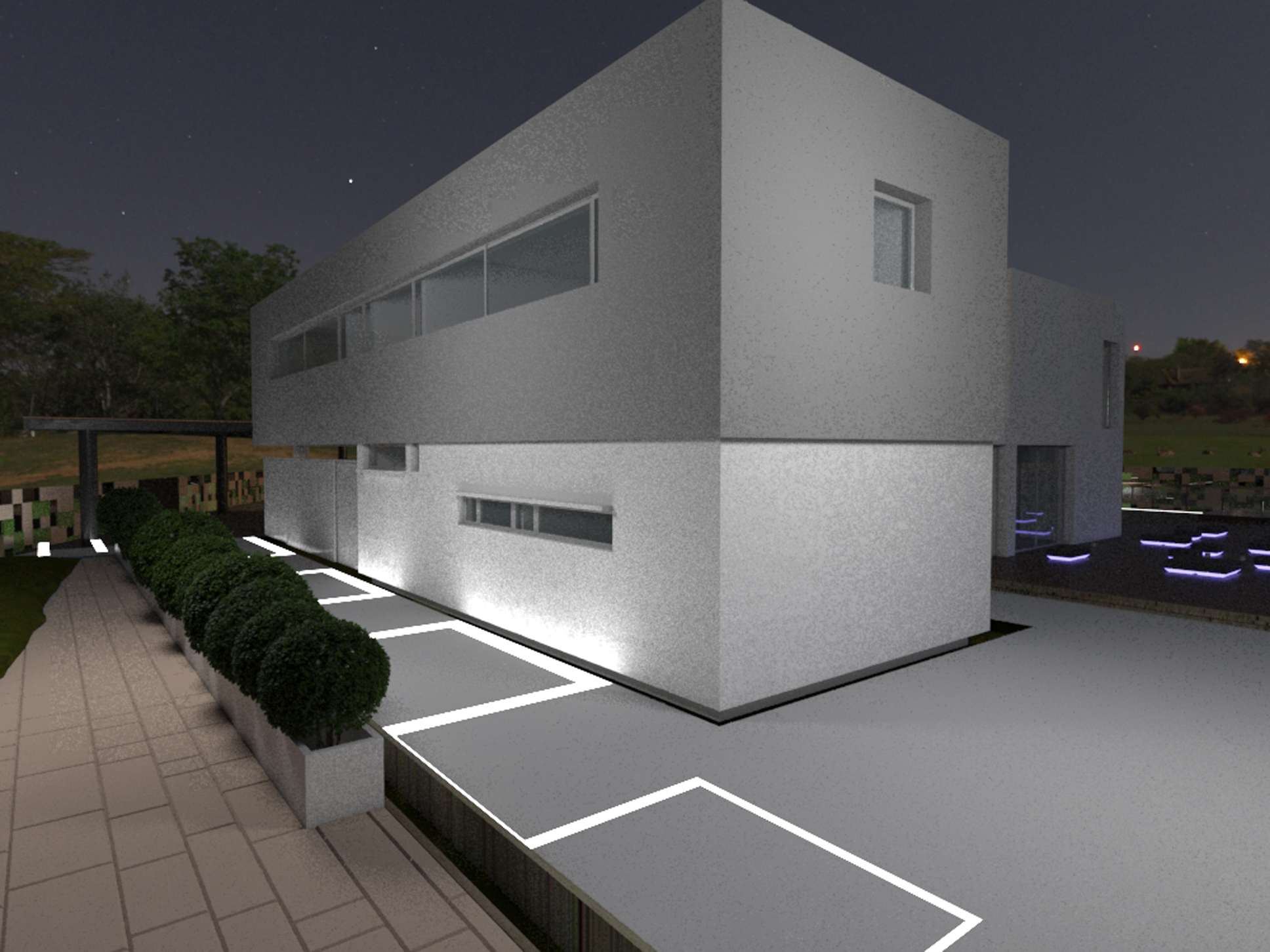 别墅项目景观丨埃及亚历山大丨亚历山大大学建筑系-12