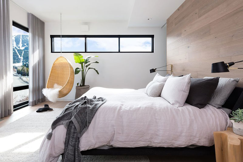 加拿大滑雪胜地现代玻璃屋-9