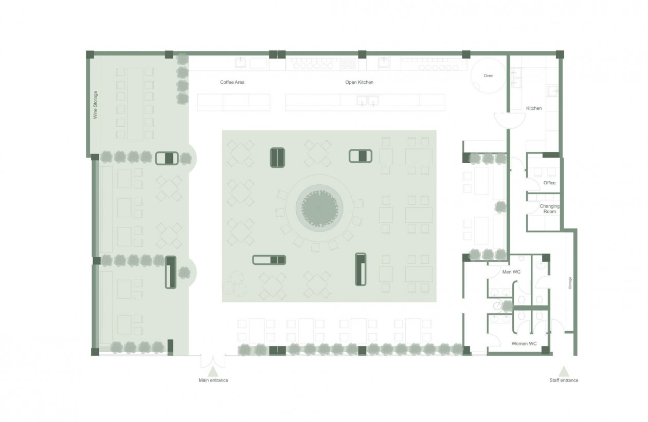 意大利餐厅设计 既舒适又有生活的乐趣-12