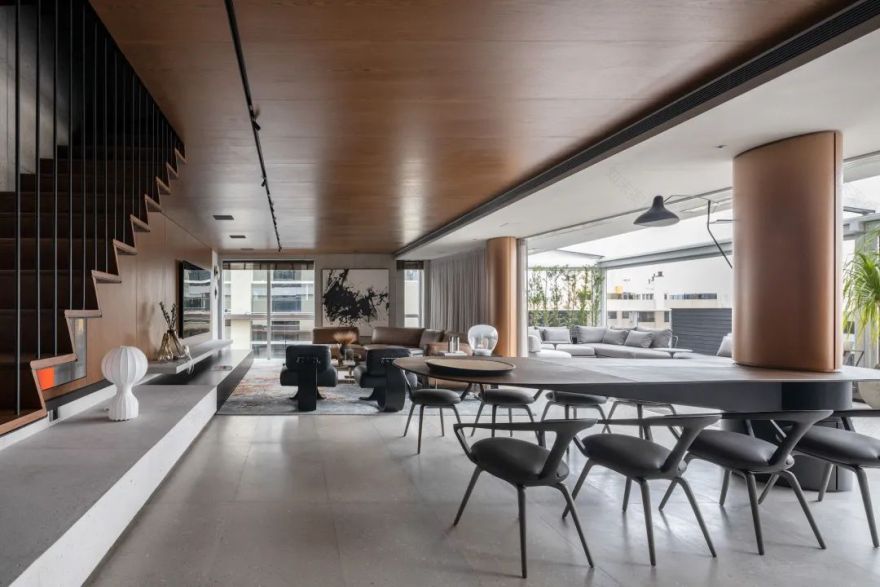 Modern duplex in Curitiba,巴西巴拉那州库里蒂巴-0