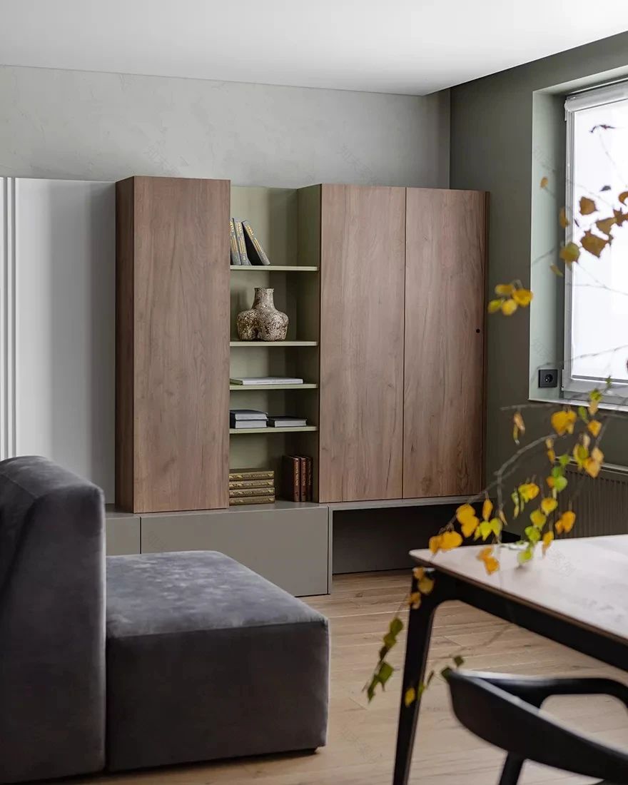 81㎡独居男人的现代空间设计-13