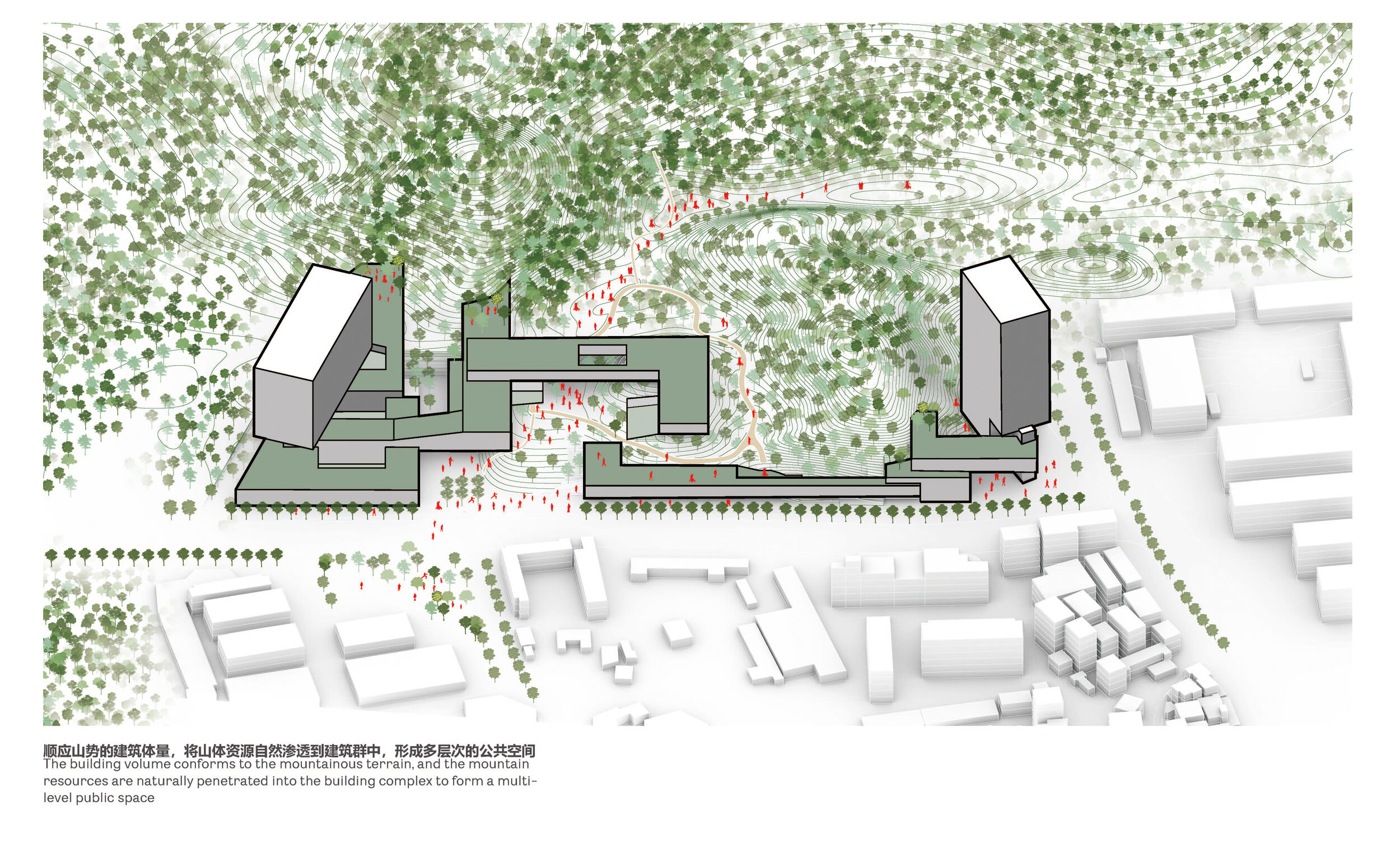 大鹏公共事务中心概念设计竞赛项目丨中国深圳丨CUBE,TALLER Architects-25