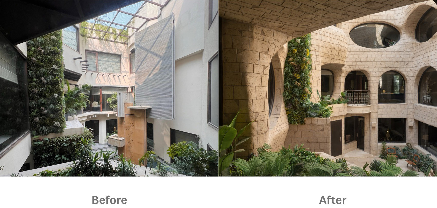 爱情之泉庭院丨印度新德里丨MOFA Studio-68