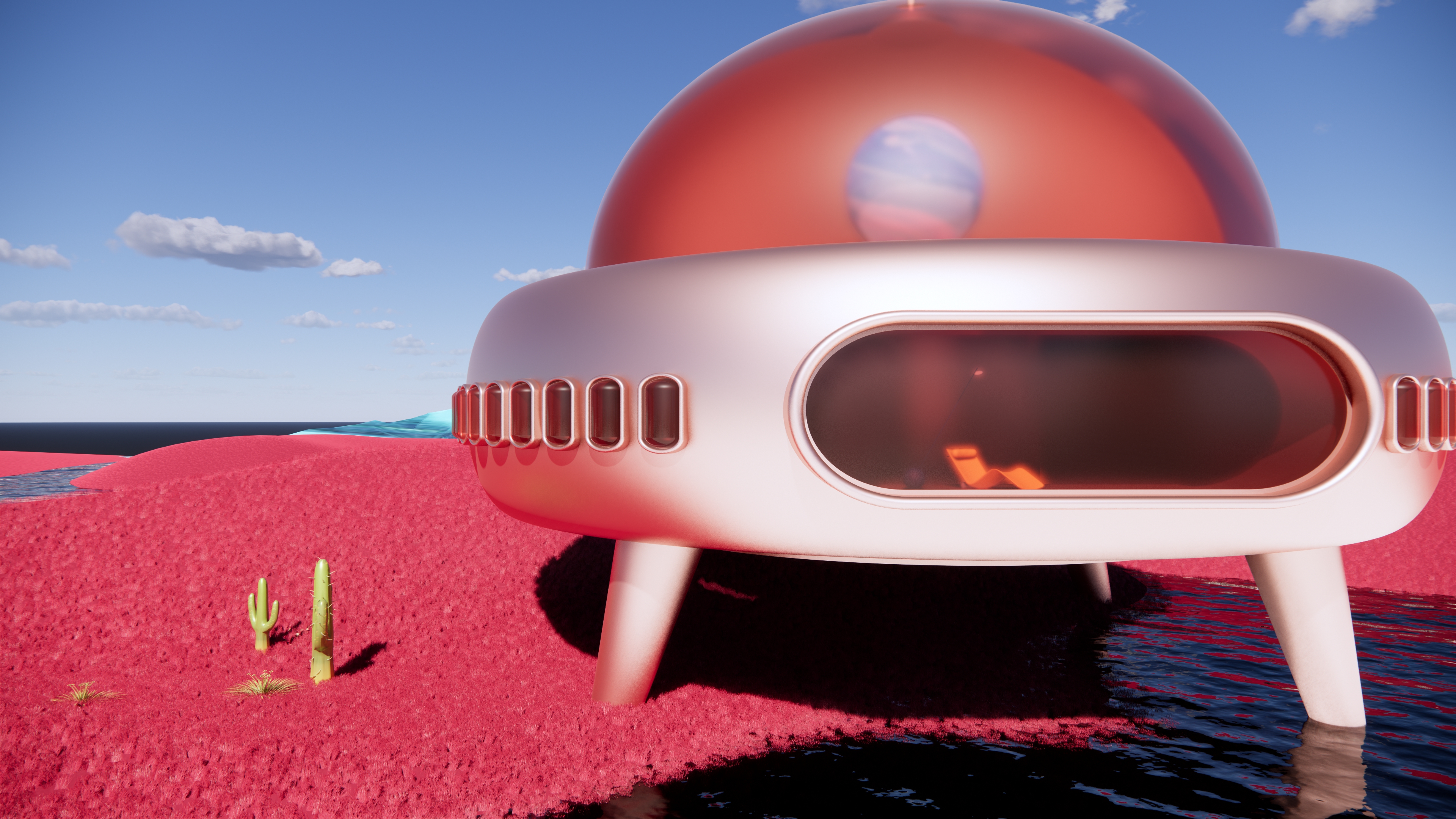 未来主义 || 太空船系列建筑-6