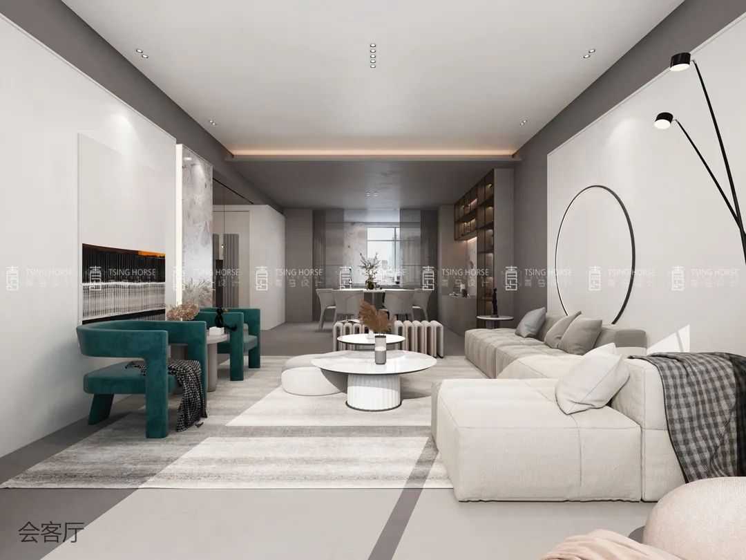 碧桂园·香湖湾壹号顶复现代风设计丨青马别墅设计-52