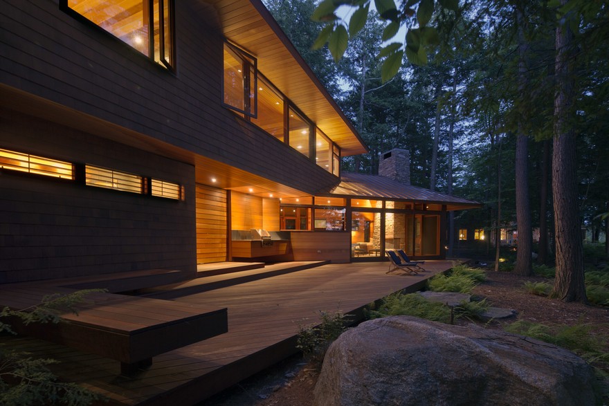 Lakeside Camping in New Hampshire Designed For Three Generations-31