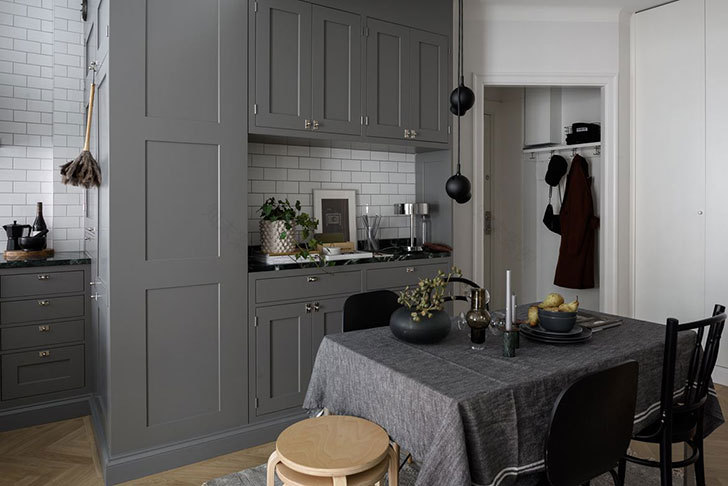 斯德哥尔摩音乐家 44 平米公寓,简约实用展现男性魅力-15