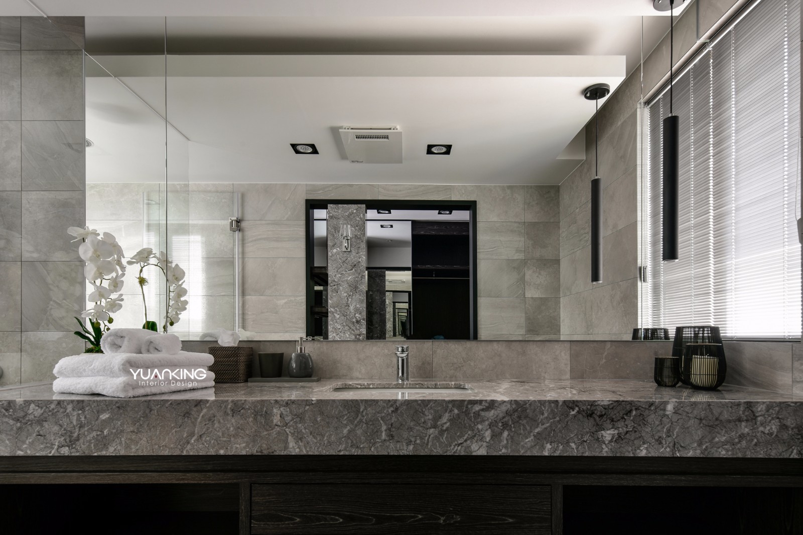 穿透‧轴——灰色系住宅  原境国际设计-11