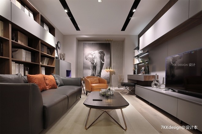 20万元商业展示350平米装修案例（佰丽爱家橱柜展厅）-9