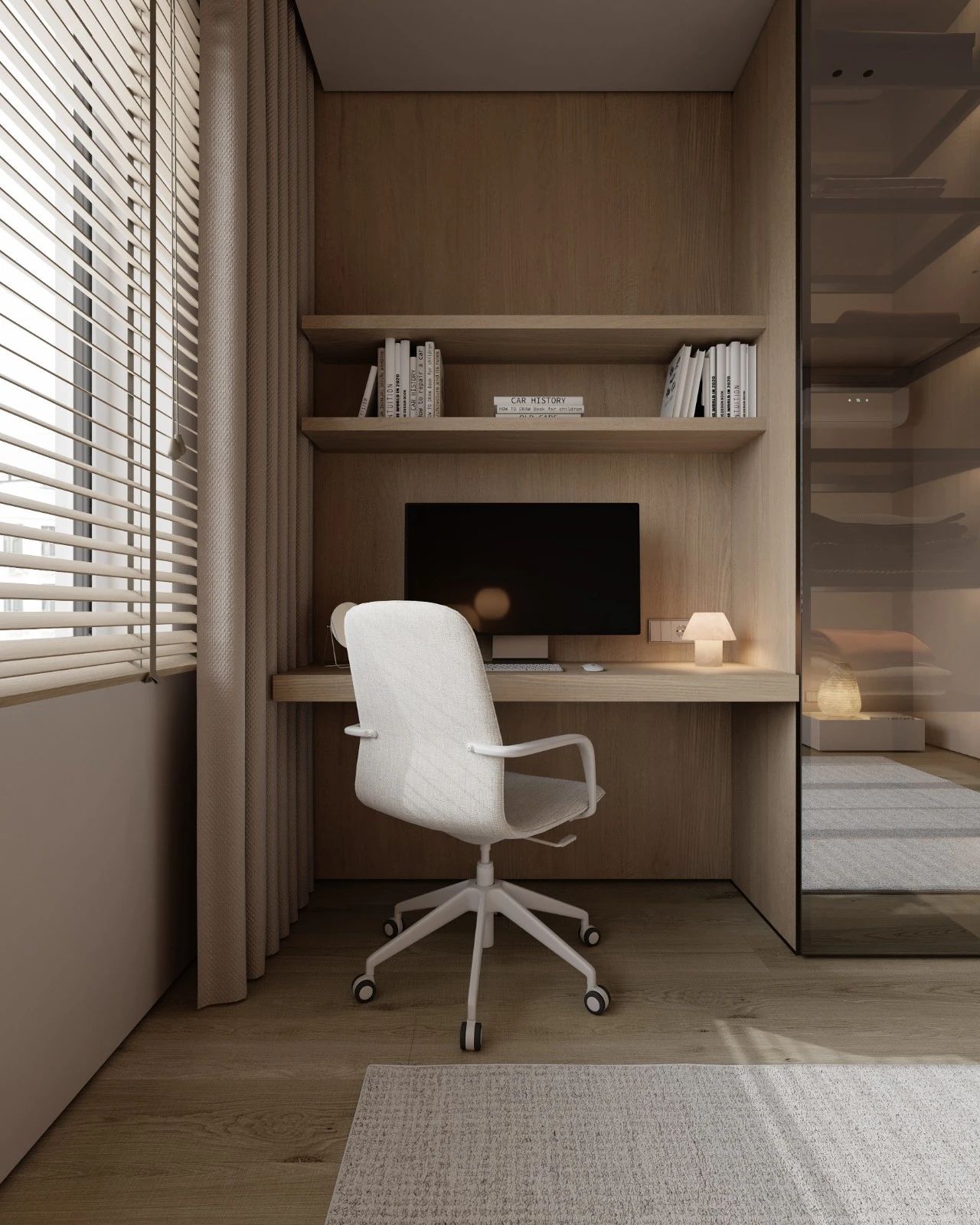 原木系奶油风空间设计-32