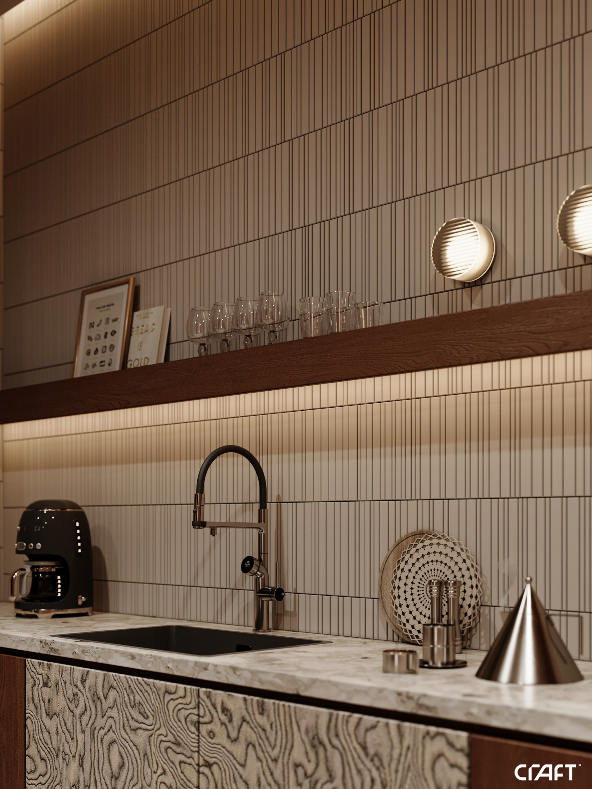 起居空间·健身房·小厨房丨沙特阿拉伯丨Square Meter Office-33