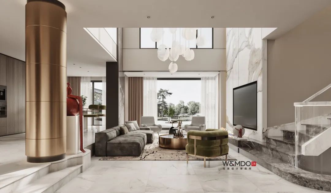 峨眉山水间,现代意式轻奢的梦幻家园-20