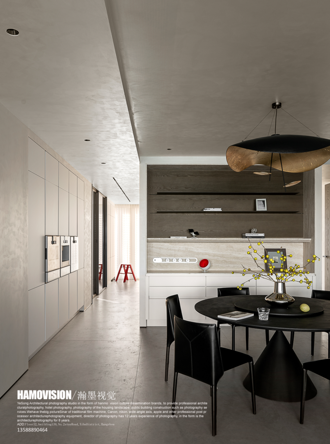 池陈平设计×私宅案例·梁振兴摄影|钱塘江畔“流动感”的生活哲学-45