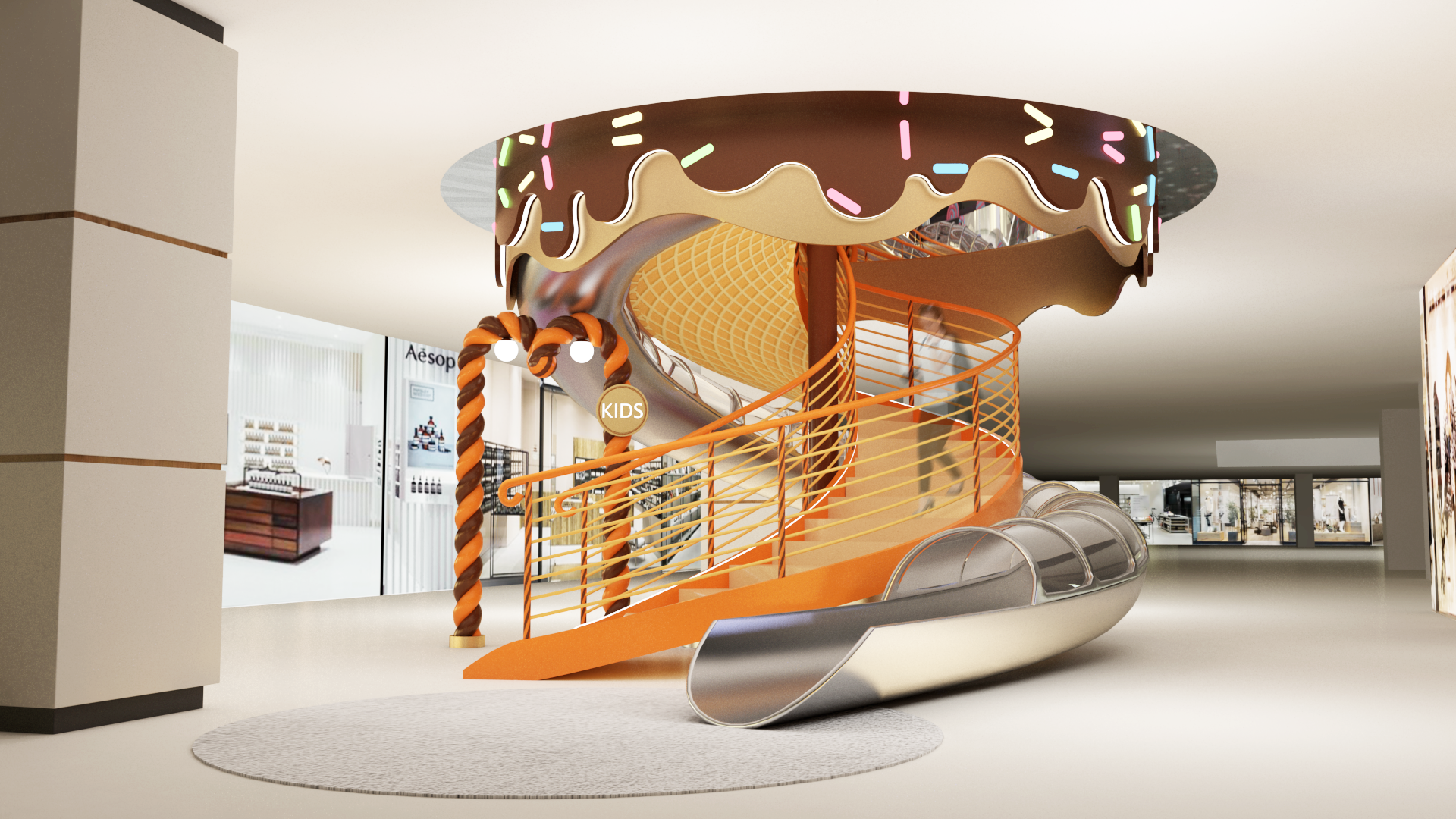 Dessert - Plaza Childrens Area Interioir Regeneration-0