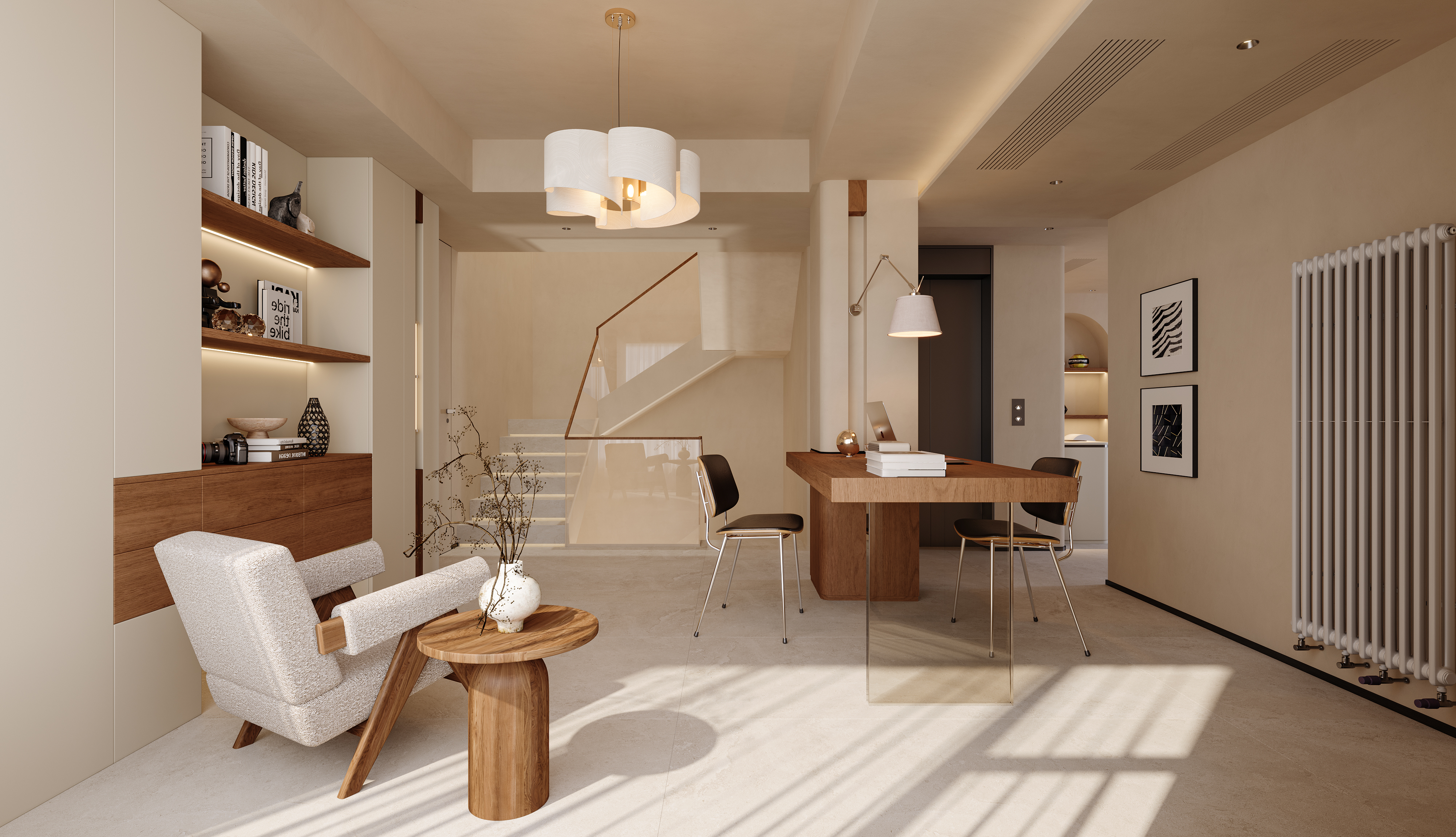 中古风家装：穿越时空的现代主义设计复兴-22