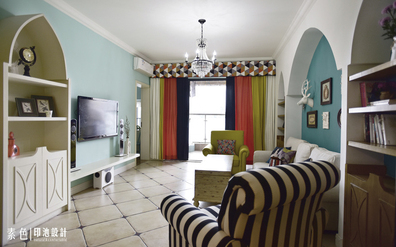 童话城堡 · 深圳美佳华·首誉89平米波普童话风格家装设计丨中国深圳丨印池设计-19