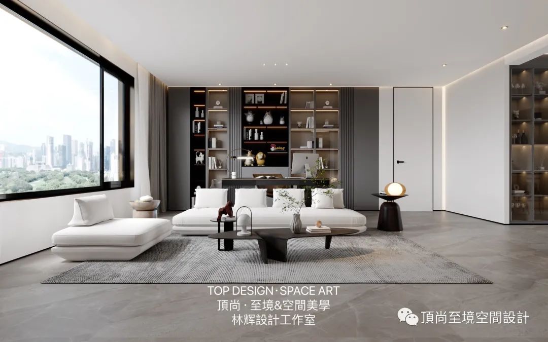 极简生活空间 · 哈尔滨和悦府一期设计丨中国哈尔滨丨頂尚·至境&空間設計-12