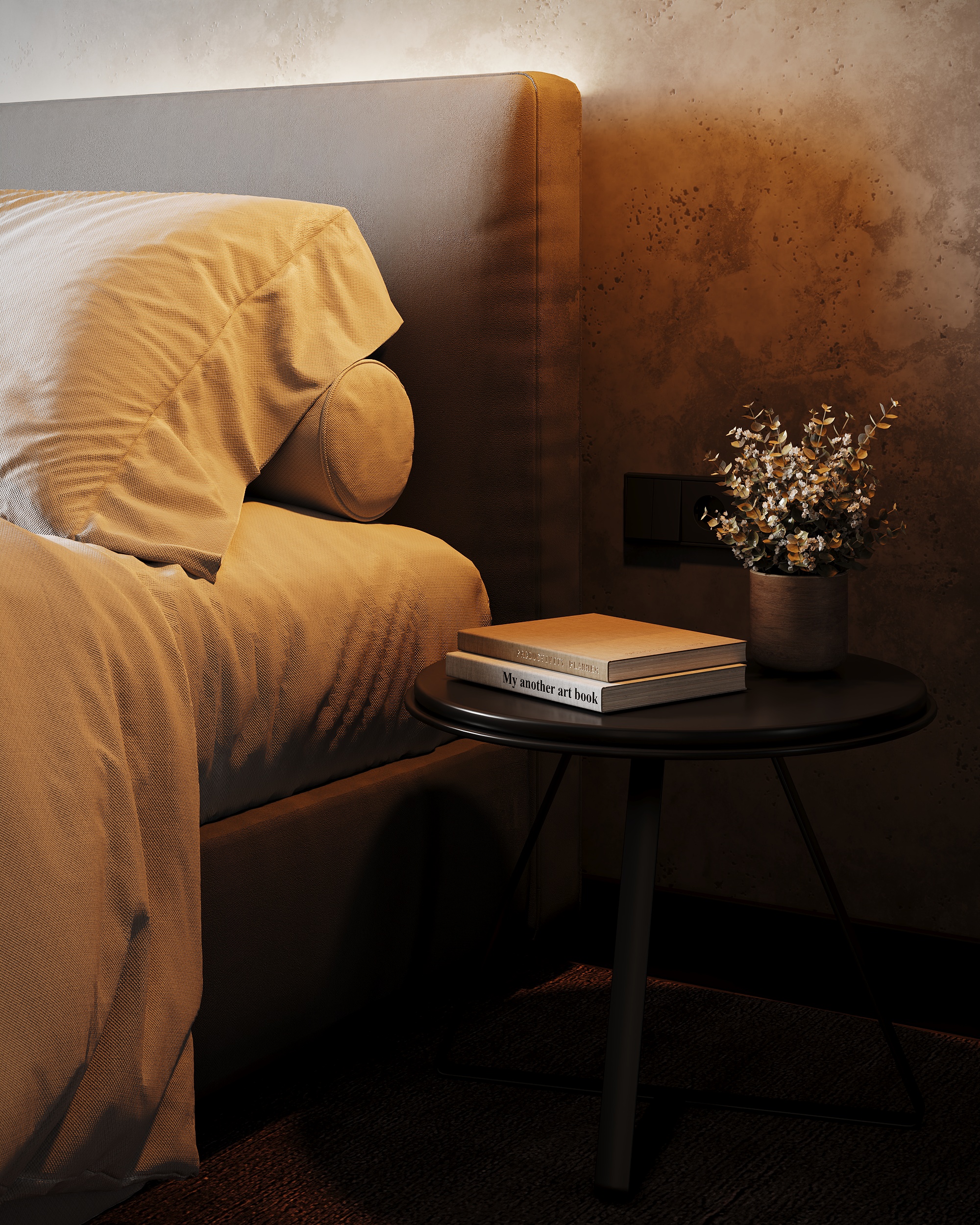 暗黑现代风公寓丨Daria-10