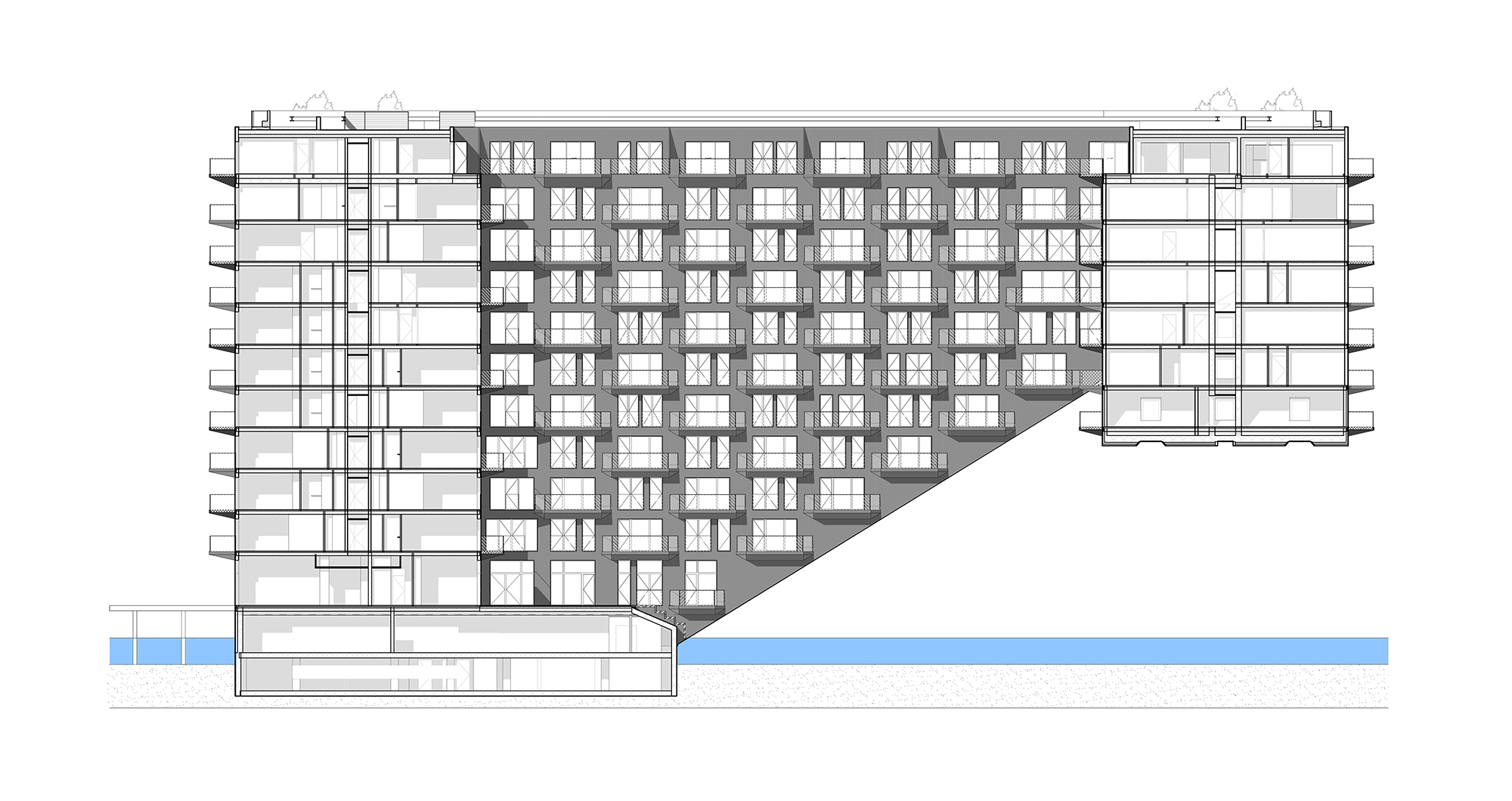 荷兰Sluishuis水上住宅丨荷兰阿姆斯特丹丨BIG建筑事务所,Barcode Architects-44